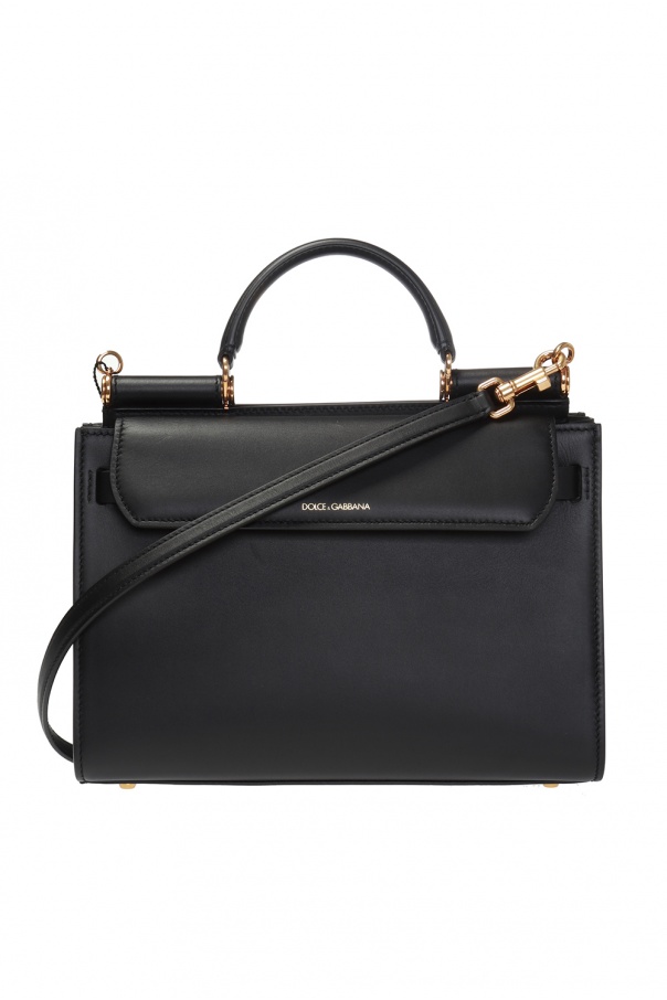 ショルダーバッグ・ポシェット DOLCE&GABBANA SHOULDER BAG SICILY BLACK Sicily Mini leather crossbody bag in black - Dolce Gabbana